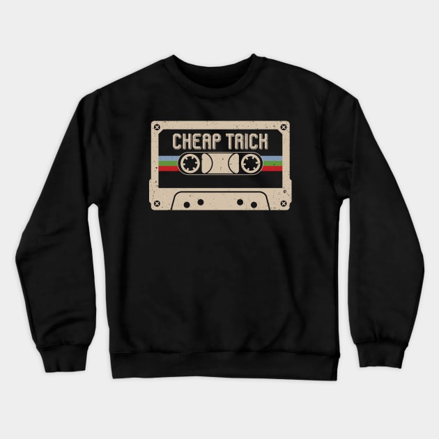 Personalized Cheap Name Birthday Vintage Cassette Tape Crewneck Sweatshirt by Horton Cyborgrobot